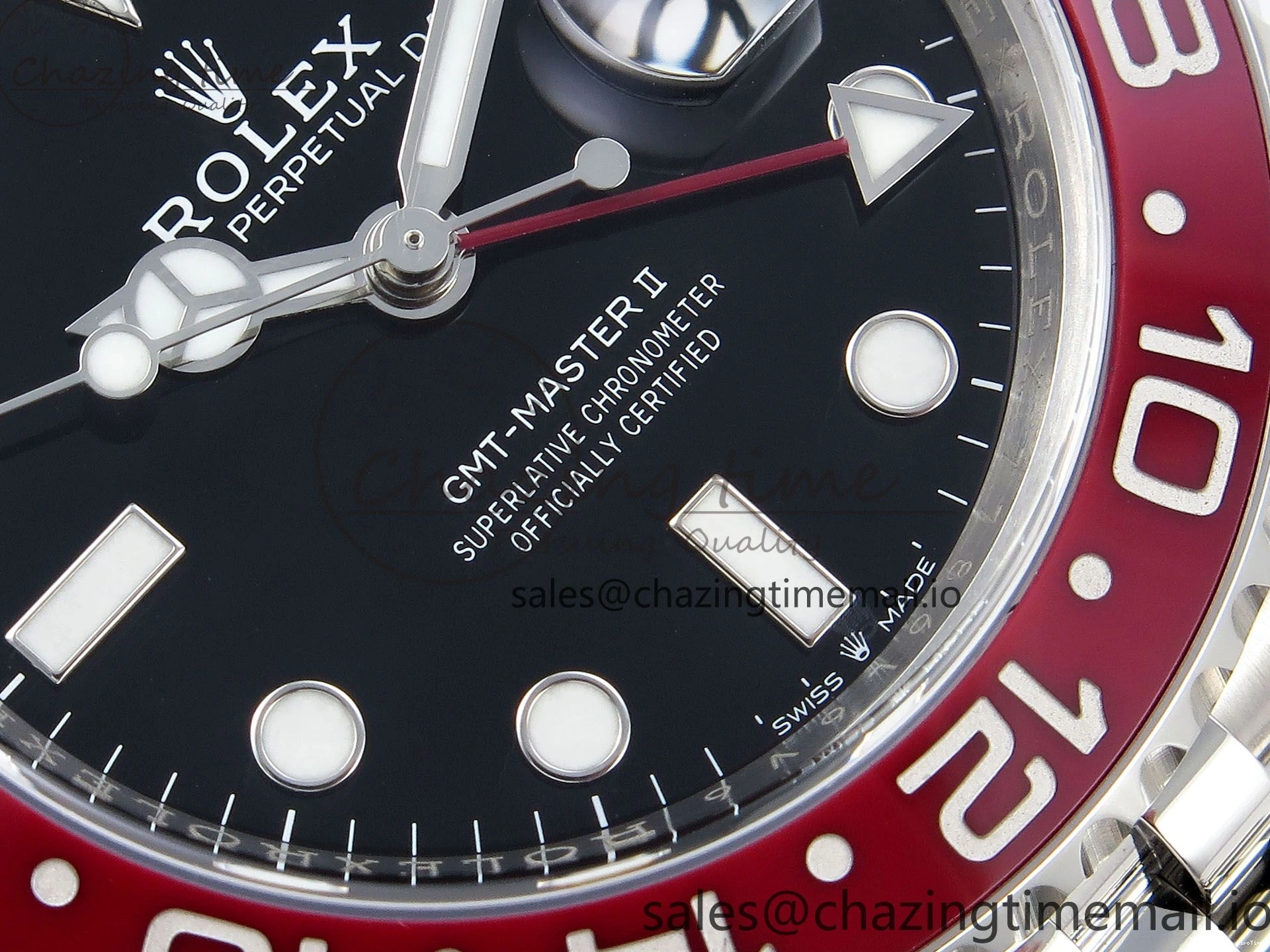 MiroTime 0206 SportInspired GMT-Master II 126710 BLRO Blue Red Ceramic Clean Factory Best Edition on Jubilee Bracelet DD3285 CHS V 1540